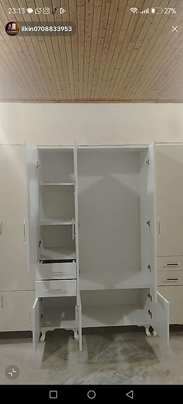 Üçqapılı paltar şkafı – G_1 modeli - Ölçü: 200 × 120 × 47 sm (D47 × lalafo.az -da Üçqapılı paltar şkafı – G_1 modeli - Ölçü: 200 × 120 × 47 sm (D47 ×