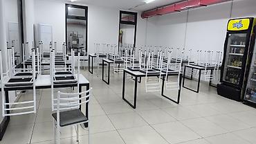 silver kitchen: Стул для кафе, ресторанов, Б/у, Железо, цвет - Белый — 4