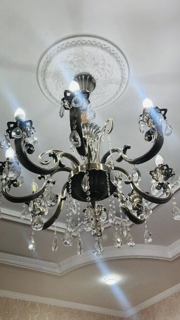 уличные фанари: Продам люстру хрустальная Куплено за 18000с продам за 6000с