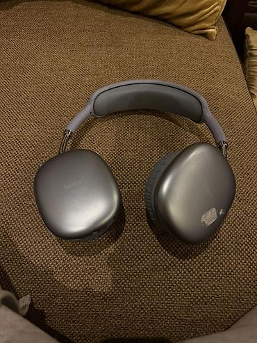 mikrofon kalonka: Hoco naqilsiz qulaqlıq (over-ear) - Rəng: boz/metalik - Over‑ear — 2