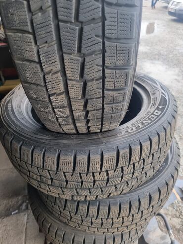 Шины: Шины 205 / 55 / R 16, Зима, Б/у, Комплект, Легковые, Япония, Dunlop