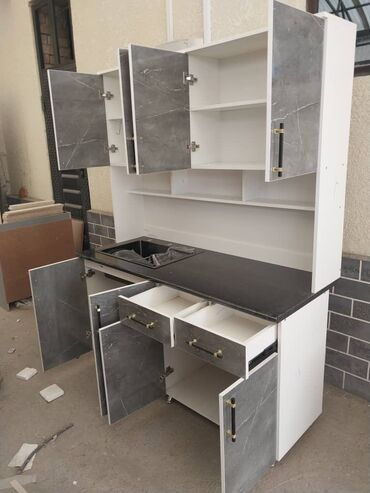 Кухонные гарнитуры: Кухонные гарнитуры с верхними и нижними модулями, нишей для — 15