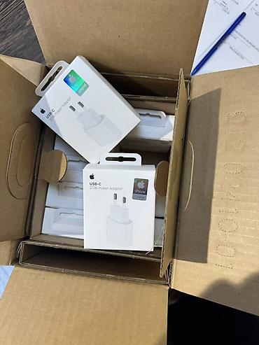printer adapter: Original Apple USB‑C 20W Power Adapter Her biri ayri seriya nomresi — 1