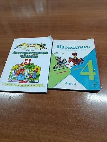 Школьные учебники для 4 класса (набор из 2 книг): 1) Литературное