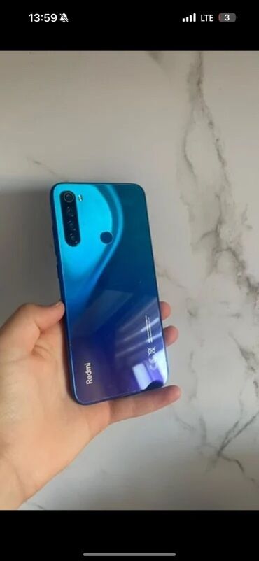 бу телефоны в бишкеке редми: Redmi, Redmi Note 8, 128 ГБ, түсү - Көк