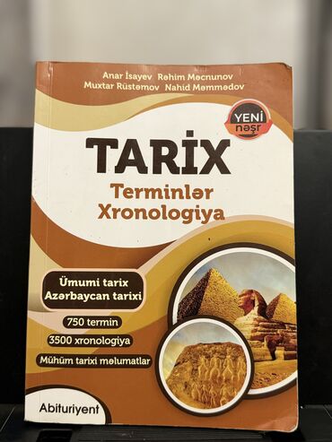 ümumi tarix 7 dərslik: Tarix - Terminlər, Xronologiya 
(A.İsayev)