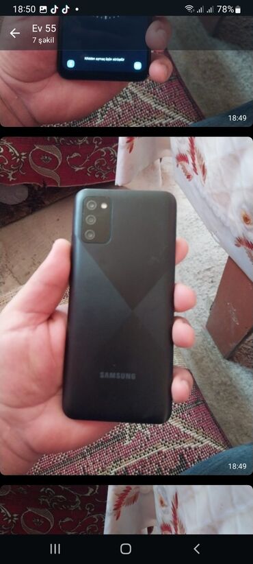 samsunk: Samsung Galaxy A02 S, 32 GB, rəng - Qara, Sensor