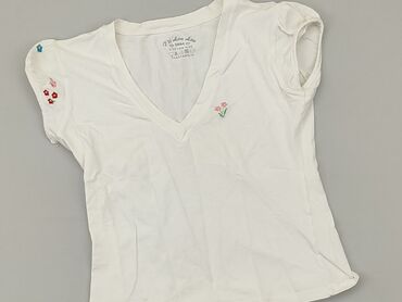 levis t shirty damskie białe: T-shirt, S, stan - Zadowalający