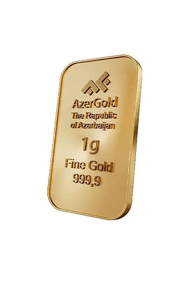 Zərgərlik əşyaları: AzerGold qızıl külçə – 1 qram - Marka: AzerGold (The Republic of — 2