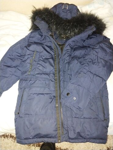 мужские зимние: Куртка M (EU 38), цвет - Синий