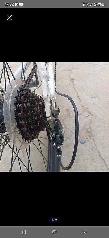 Dağ velosipedləri: ZigZag şəhər/MTB tipli velosiped - Rəng: ağ, qırmızı “ZIGZAG” loqosu — 4