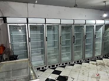 Mağaza/vitrin tipli şüşə qapılı soyuducu vitrinlər - Ön tərəfi tam