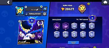 Brawl Stars hesabı – oyun daxili zəngin və balanslı profil - Kupa