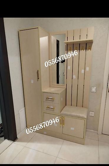 Ayaqqabı dolabları: Yeni, 2 qapılı, Qəhvəyi, Digər material Ayaqqabı dolabı — 2