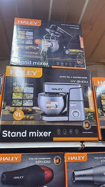 Настольный планетарный миксер HALEY HY-2404 - Объем чаши: 9 л (Large