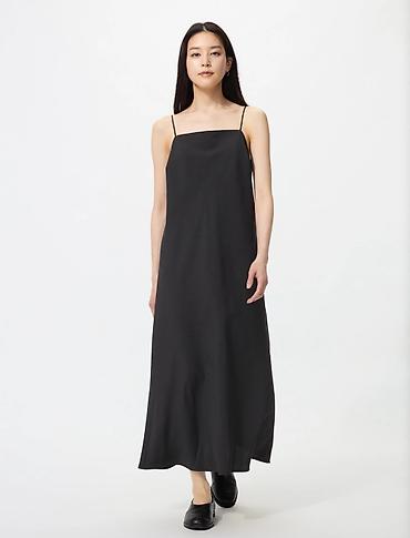 платье юникло: Новый Сарафан Uniqlo. Чёрный, Хаки, Коричневый, по одной шт.(Цена за — 2