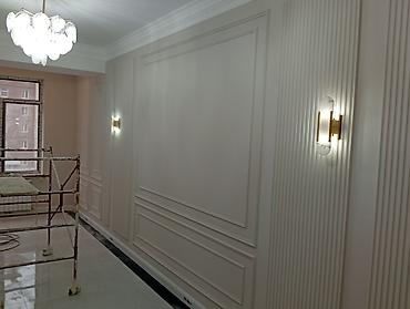 Фасадные 3D панели: Стенные декоративные панели с классическими молдингами и встроенным — 16