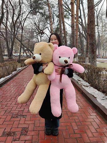 Игрушки: Мишка 1 метр Бесплатная доставка 🧸60 см 1000 сом (Бесплатная — 9