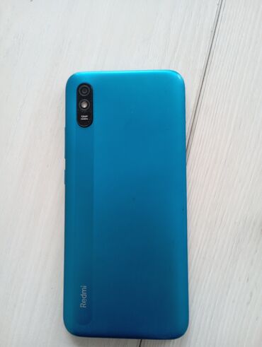 телефоны xiaomi redmi 7а: Redmi, Redmi 9A, Колдонулган, 32 ГБ, түсү - Көк, 2 SIM