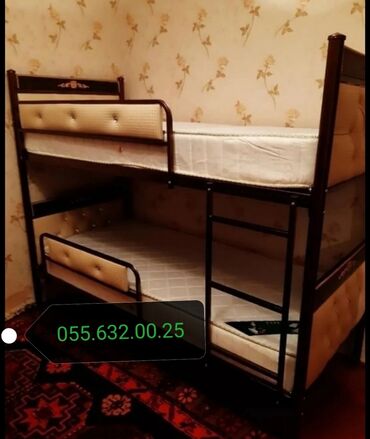 Sifarişlə çarpayılar: Birnəfərlik, Bazasız, Ödənişli matras, Siyirməsiz, Ukrayna, Metal — 7