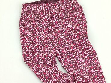 legginsy sportowe z sercem na pupie: Leggings, 9-12 months, condition - Good