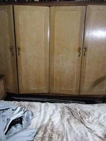 Açılan, 4 qapılı Düz dolab, Qarderob, paltar dolabı