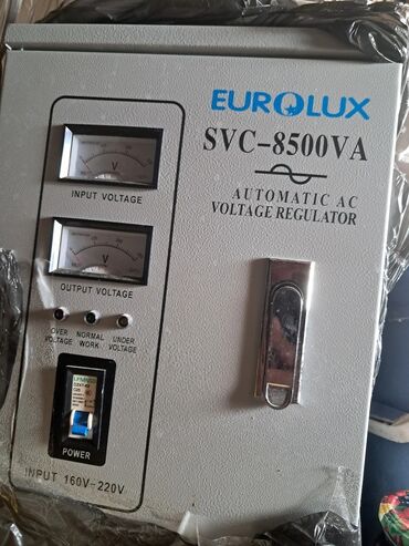 Лампочки: EUROLUX SVC-8500VA avtomatik AC gərginlik tənzimləyicisi