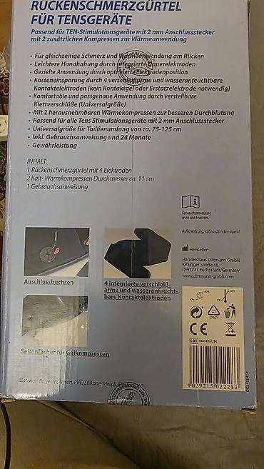minđuše: Dittmann Health TENS 240 – elektronski impulsni masažer (TENS) Opis — 10