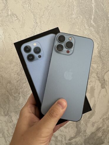 кабель для айфона: IPhone 13 Pro Max, Колдонулган, 128 ГБ, Sierra Blue, Кабель, Куту, 92 %