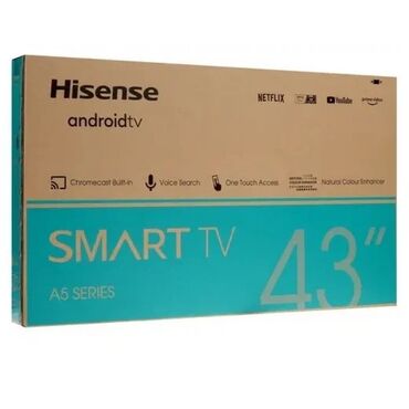 Televizorlar: Yeni Televizor Hisense 43" FHD (1920x1080), Pulsuz çatdırılma