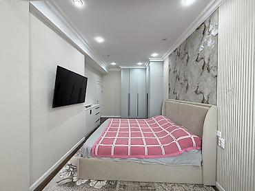 Продажа квартир: 2 комнаты, 74 м², Асанбай мкр Элитка, 12 этаж, Дизайнерский ремонт — 16
