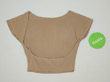 chabrowa bluzki plus size: Bluzka damska, rozmiar S — 3