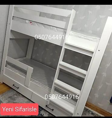 nərdivan qiyməti: Oğlan və qız üçün, Yeni, Çarpayı, Matras ilə, Siyirməli, Laminat — 2