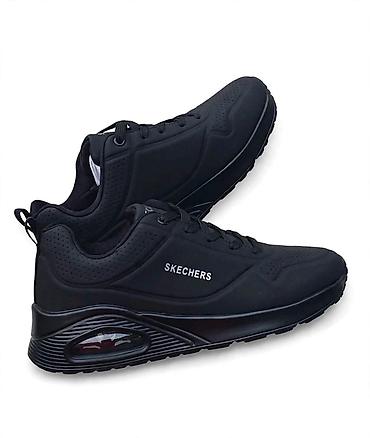 Skechers muške patike – crne - Model sa vazdušnom komorom u đonu za na lalafo.rs Skechers muške patike – crne - Model sa vazdušnom komorom u đonu za