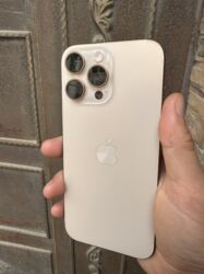 Apple iPhone: IPhone 16 Pro Max, 256 GB, Desert Titanium, Zəmanət, Simsiz şarj, Face ID — 9