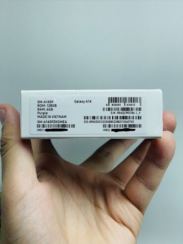 Samsung: Samsung Galaxy A14, Новый, 128 ГБ, цвет - Фиолетовый, 2 SIM — 5