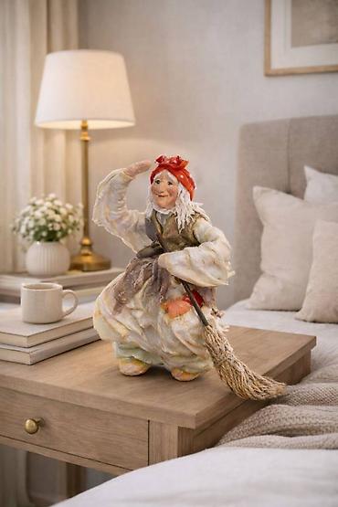 Подарки и сувениры: Баба Яга — подвесная игрушка ручной работы | интерьерный декор — 1