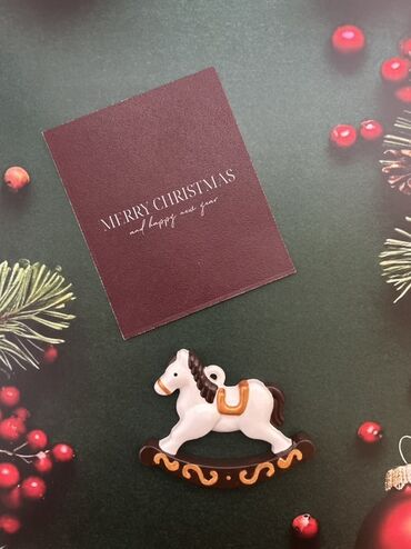 Yeni il oyuncaqları və bəzəkləri: Yeni il və Milad üçün dekorativ asılqan fiqurlar dəsti - Mövzu: Milad — 14