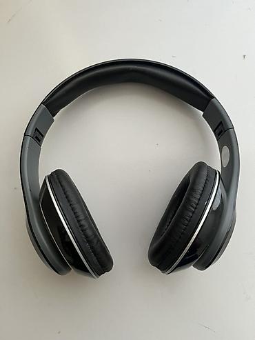 Qulaqcıqlar: Qulaqlıqlar – Over‑Ear, qara/gri - Over‑ear tipli, yumşaq dəri — 1