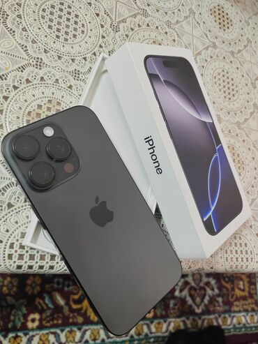 телефон fly ff177: IPhone 16 Pro, 128 GB, Black Titanium, Face ID