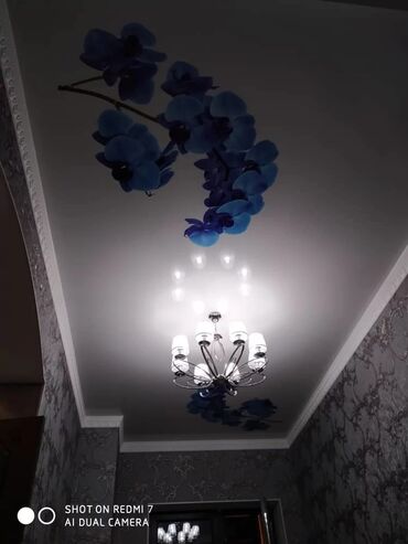 Натяжной потолок: Натяжной потолок Глянцевое, Матовое, 3D потолки Бесплатный замер, Гарантия, Монтаж — 28