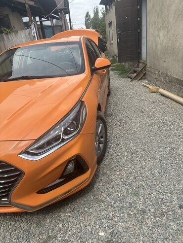 аато в рассрочку: Аренда!!!!! Оранжевый седан Hyundai Sonata с современным дизайном