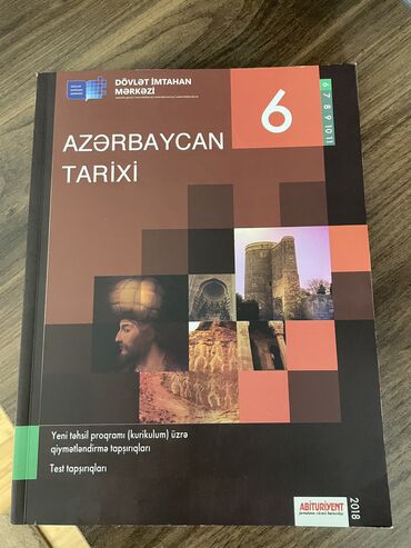 Kitablar, jurnallar, CD, DVD: Az-tarixi 6 ci sinif DIM teze noqte ciziqsiz