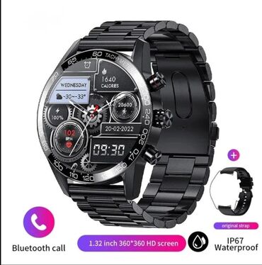 Ručni satovi: Biznis Bluetooth Smart Watch Veliki HD ekran, Bluetooth poziv