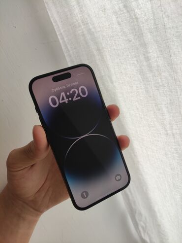 поко м5 бу: IPhone 14 Pro, Колдонулган, 128 ГБ, Black Titanium, Каптама, Кабель, 80 %