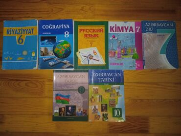 Azərbaycan dili: Bu dərslik dəstində riyaziyyat, coğrafiya, rus dili, kimya, Azərbaycan