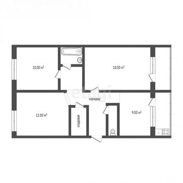Продажа квартир: 3 комнаты, 78 м², 106 серия, 9 этаж, Косметический ремонт