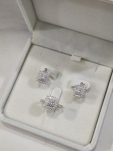 Серебряные наборы украшений: Серебряный Набор под Бриллианты Серебро 925 пробы Качество отличное — 13