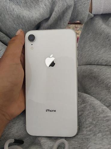 телефон айфон 1: IPhone Xr, Б/у, 64 ГБ, Белый — 1