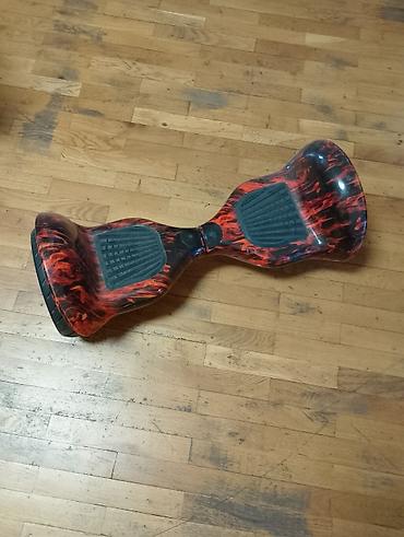Öz-özünə tarazlanan skuter (hoverboard) - Dizayn: Alov naxışlı